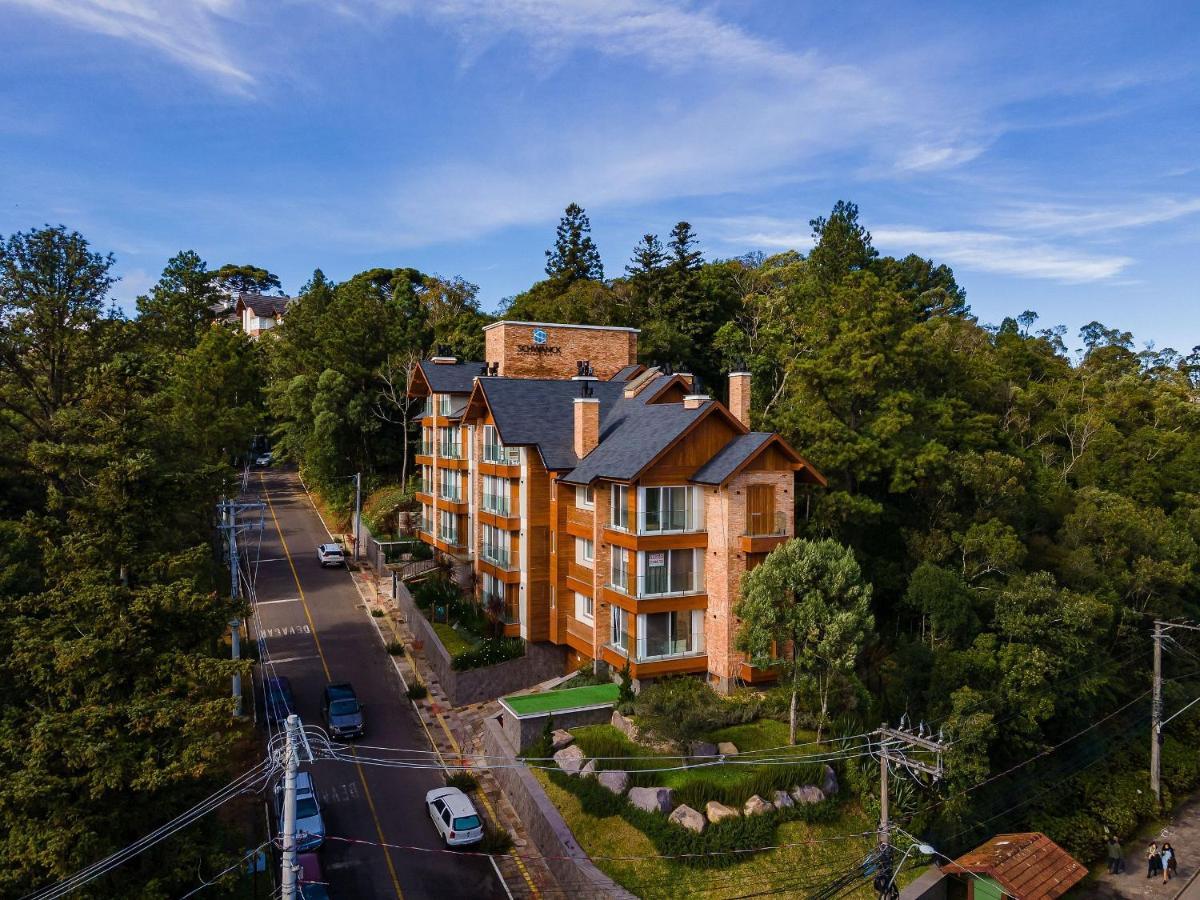 Alpes Da Montanha 203 - Ap Novo Junto Ao Centro De Gramado + Garagem公寓 外观 照片