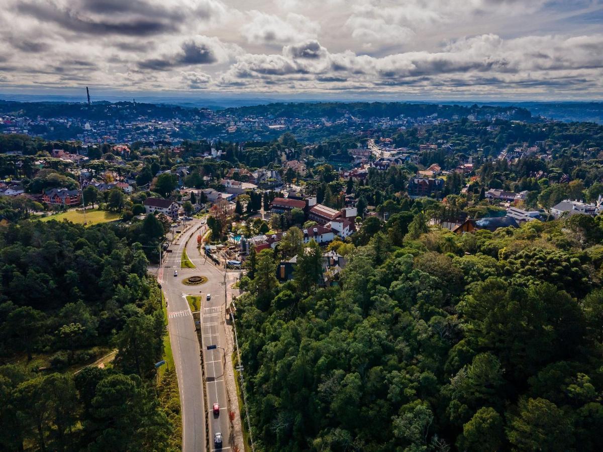 Alpes Da Montanha 203 - Ap Novo Junto Ao Centro De Gramado + Garagem公寓 外观 照片